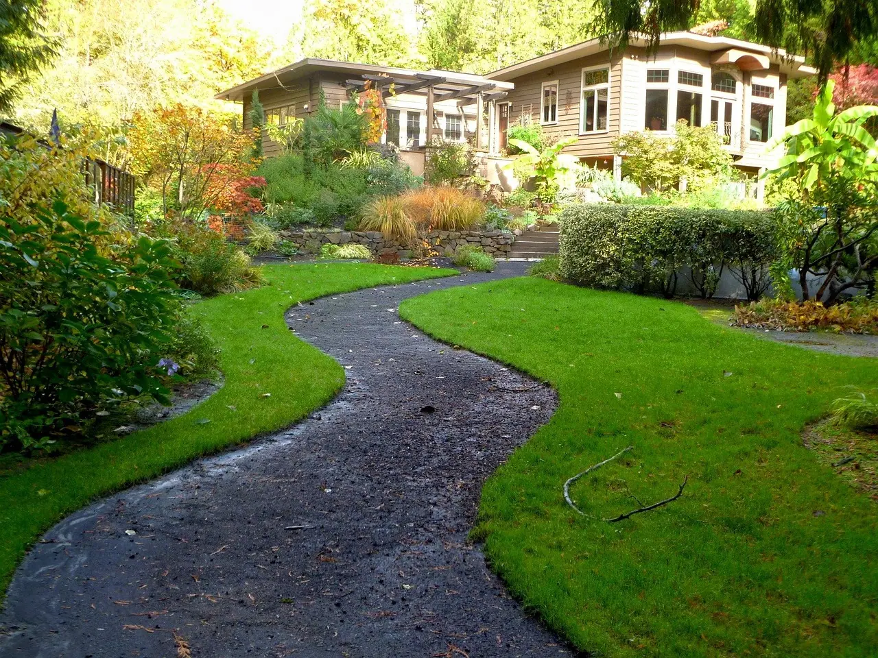 Home, landscape, yard
