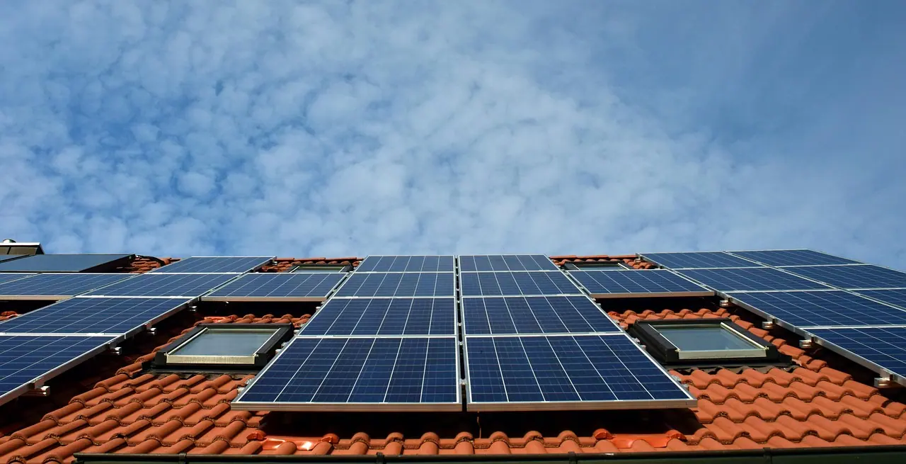 Solar system, nature, roof